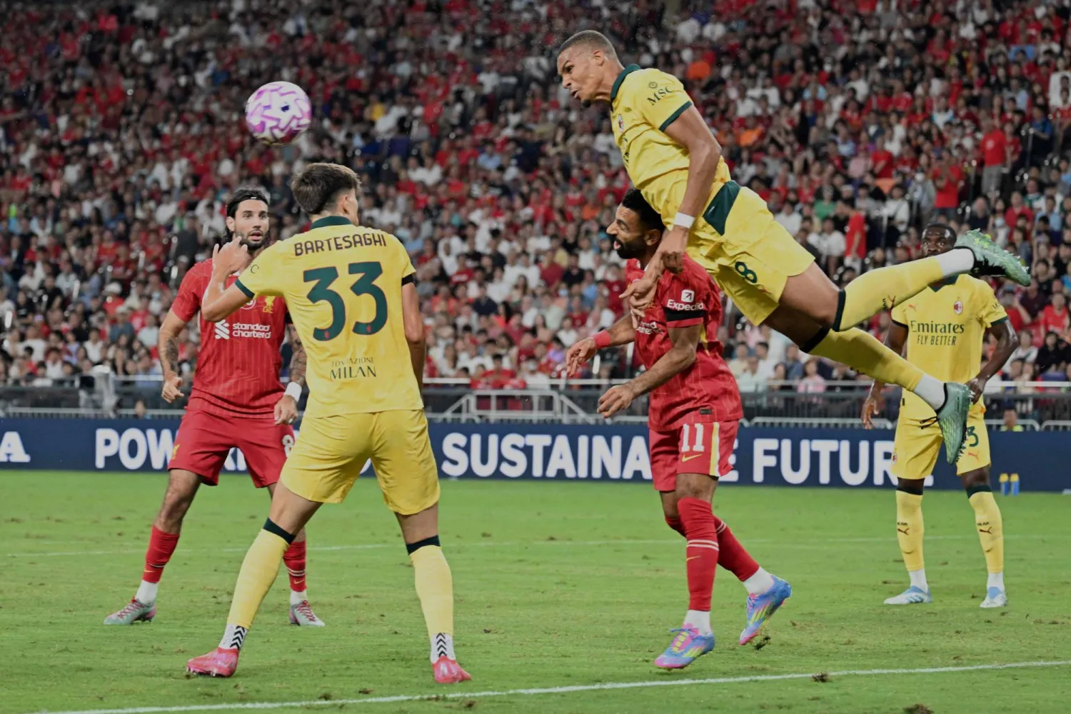 ميلان هزم ليفربول برباعية ودياً (أ.ف.ب)