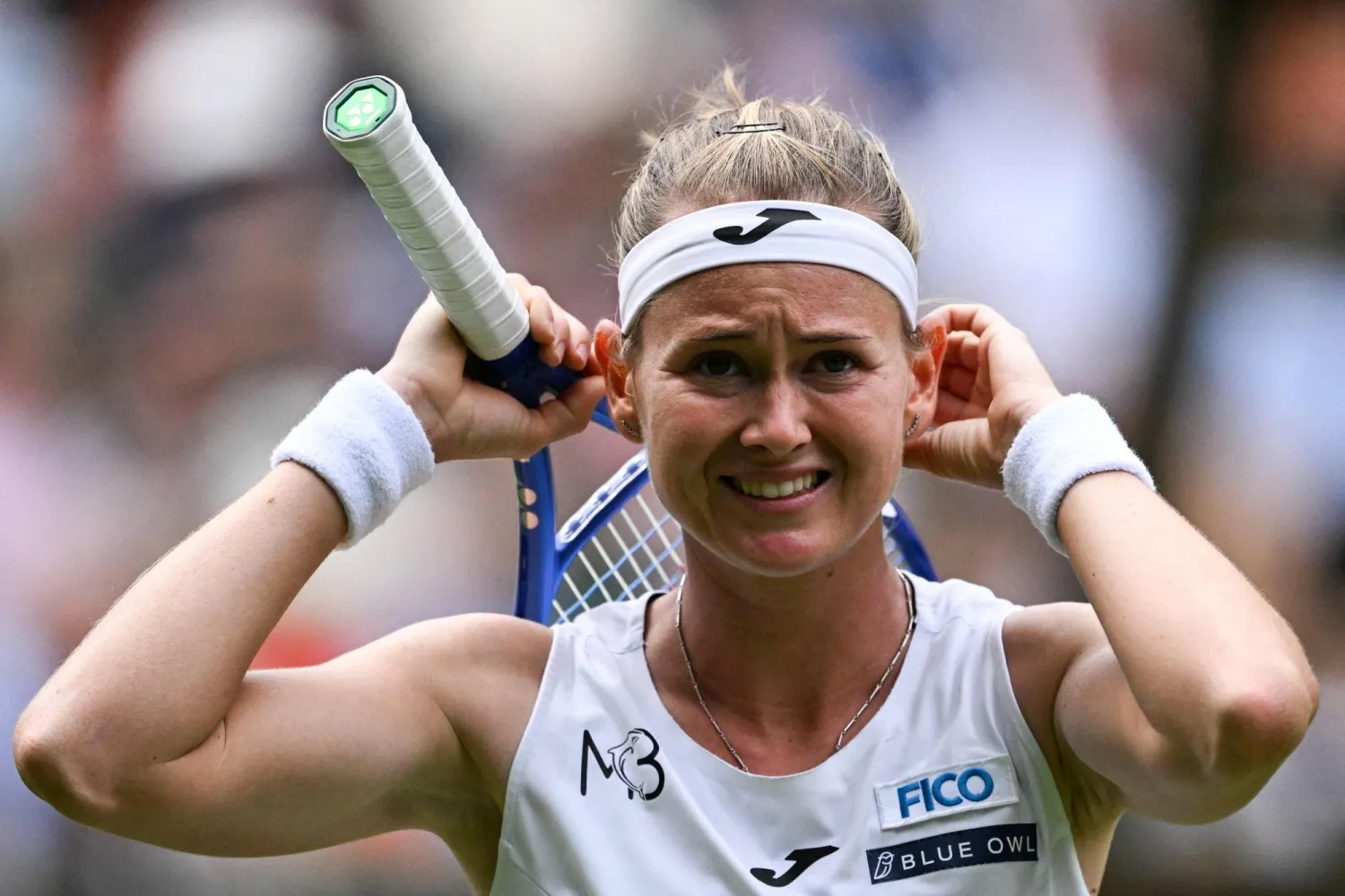 التشيكية ماري بوزكوفا بطلة براغ (أ.ف.ب)