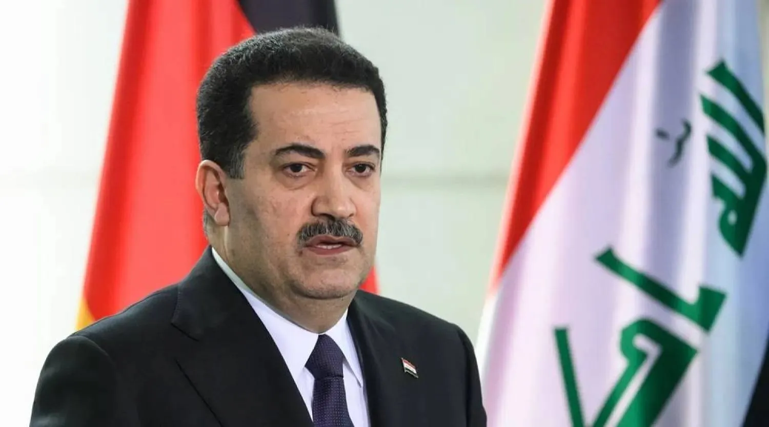 13 January 2023, Berlin: Mohammed Shia al-Sudani, prime minister of Iraq, makes remarks at a press conference after his talks with Chancellor Scholz at the Federal Chancellery. (dpa)
