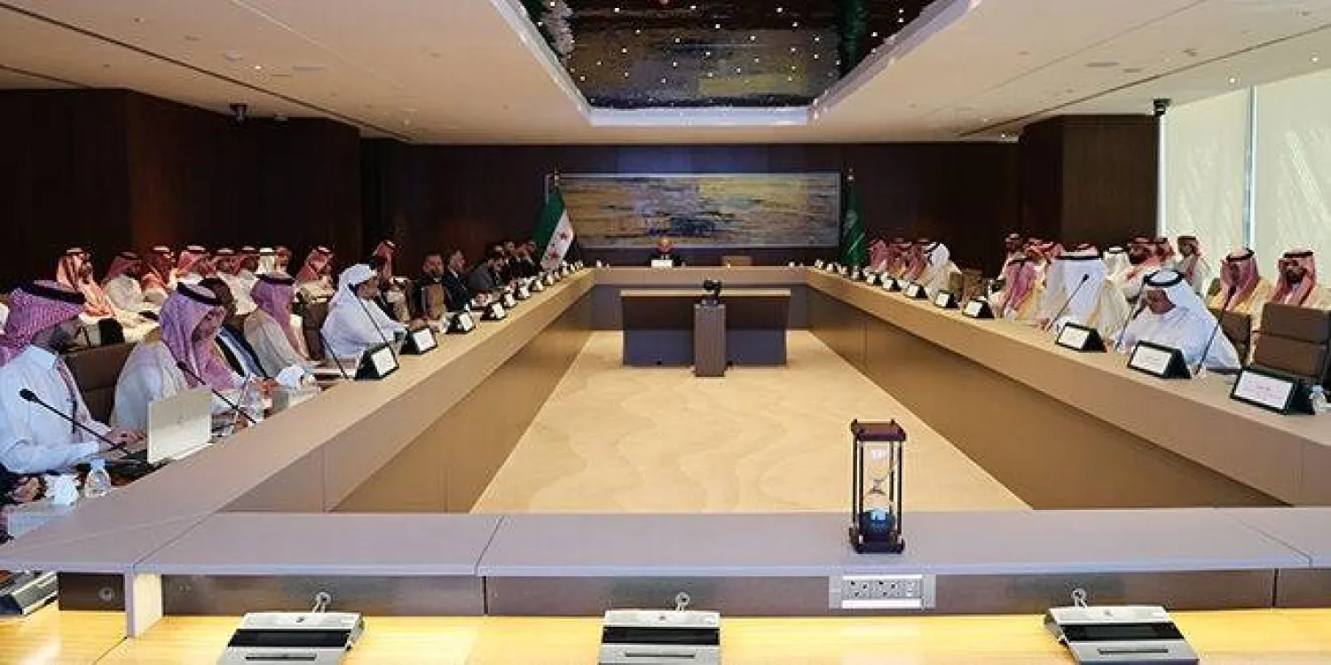 جانب من ورشة العمل بين وزارتي الطاقة السورية والسعودية في الرياض (سانا)