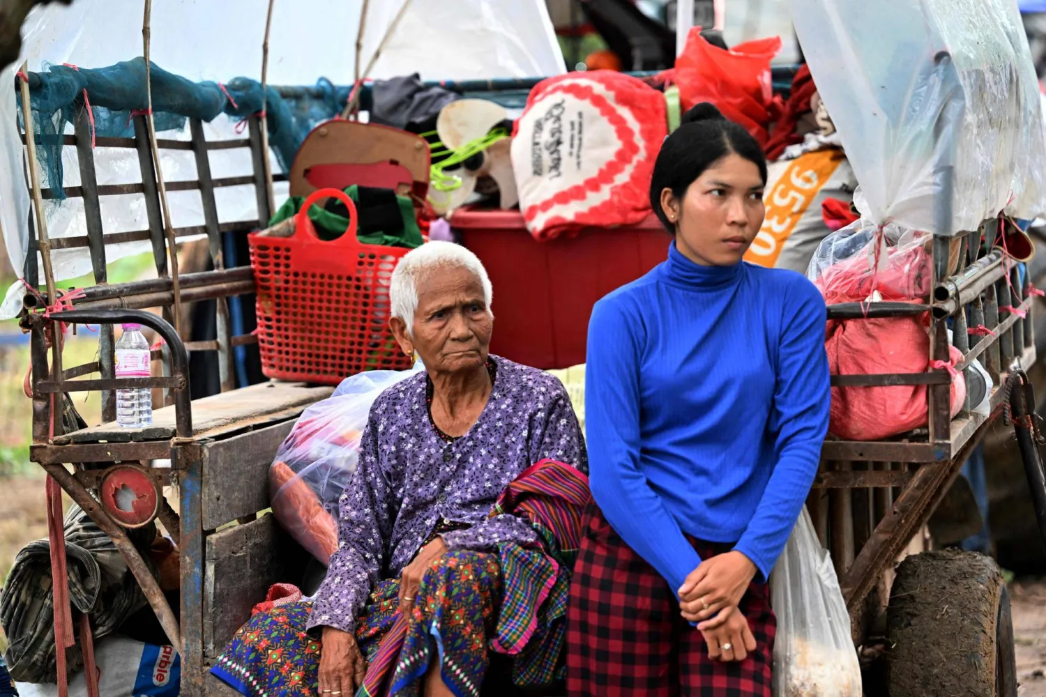 إجلاء أكثر من 130 ألف شخص من المناطق الحدودية بين تايلاند وكمبوديا (أ.ف.ب)