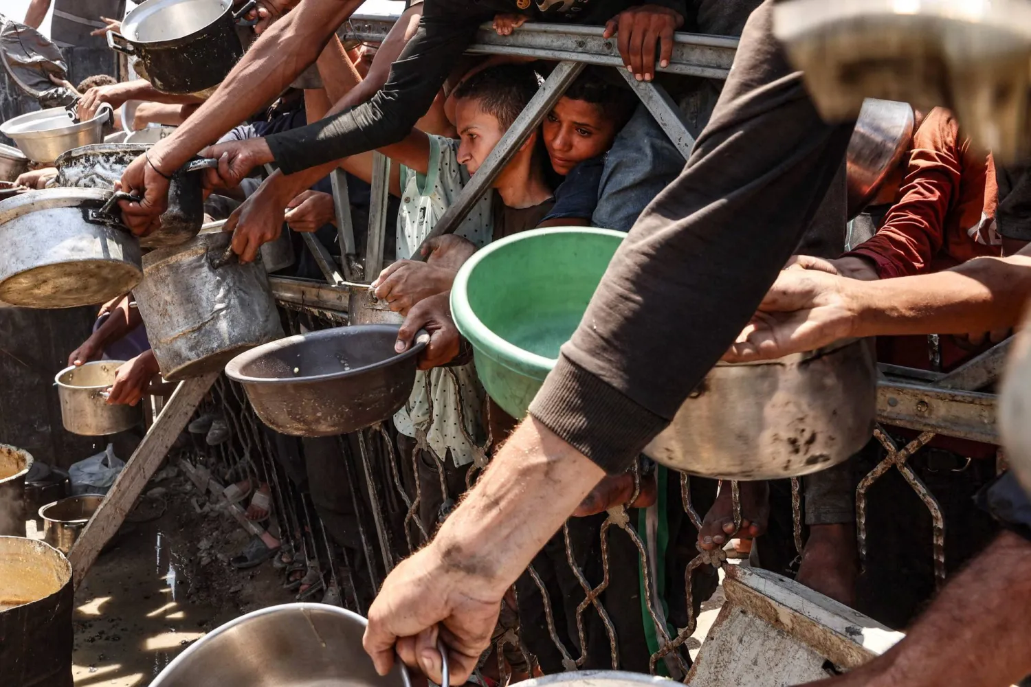 منظمة الصحة العالمية تحذر من سوء التغذية في قطاع غزة (أ.ف.ب)