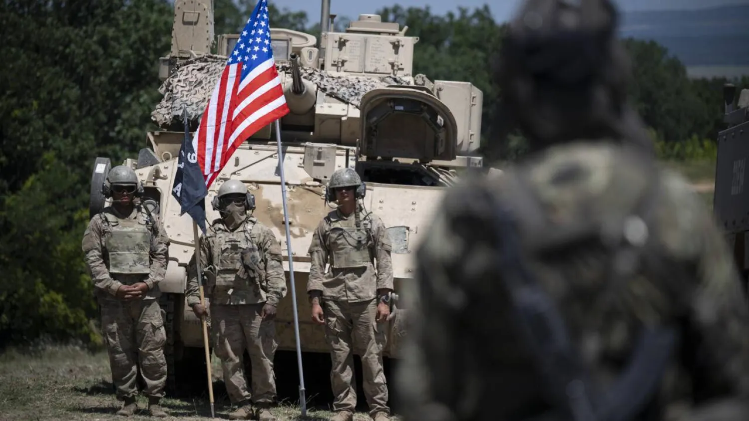 The United States is conducting a review of its military deployments worldwide. Nikolay DOYCHINOV / AFP
