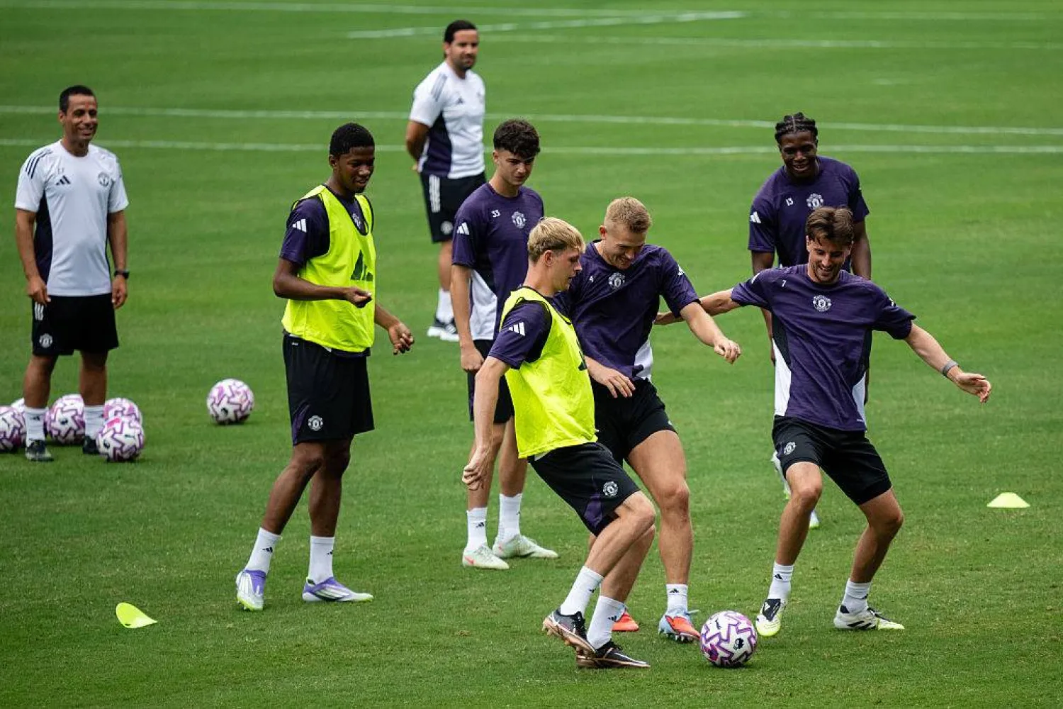 تدريبات مانشستر يونايتد الإنجليزي في أميركا استعداداً للموسم الجديد (وسائل إعلام بريطانية)