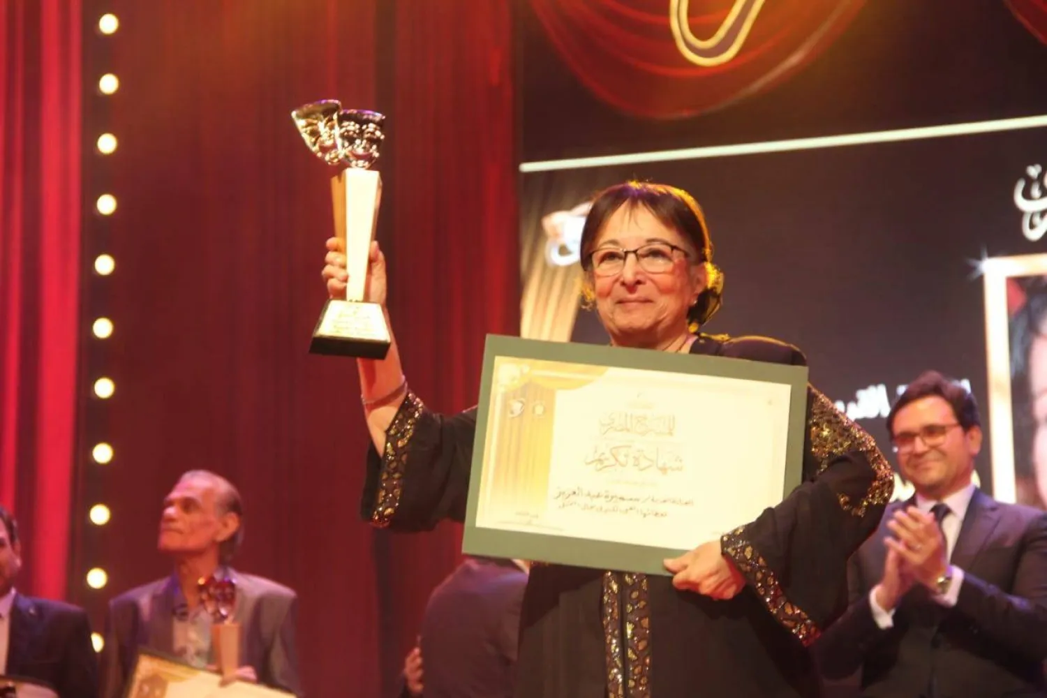 سميرة تنتقد غياب العمق عن بعض عروض المسرح (المهرجان القومي للمسرح المصري)