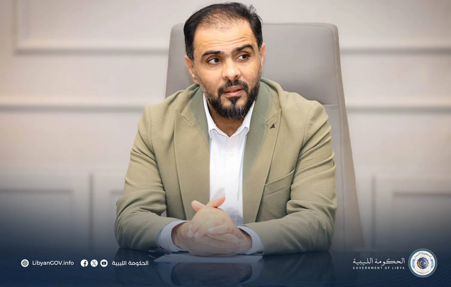 أسامة حماد رئيس الحكومة الليبية المكلفة من مجلس النواب (مكتب حماد)