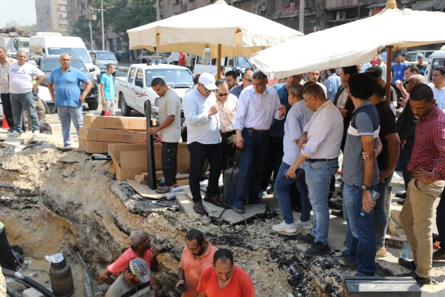 مناطق بالجيزة تعاني من انقطاعات في التيار الكهربائي والمياه (محافظة الجيزة)