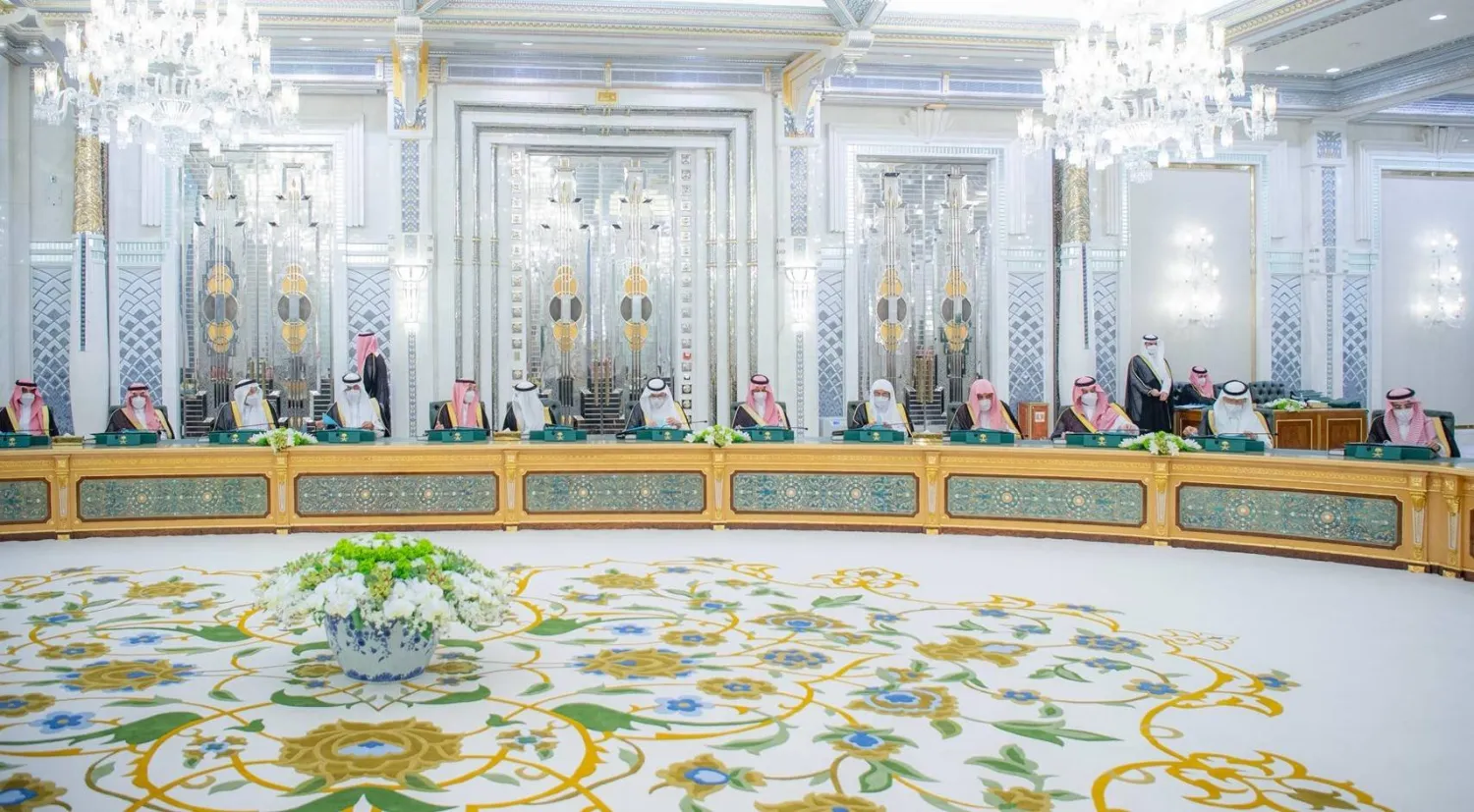 مجلس الوزراء السعودي برئاسة خادم الحرمين الشريفين الملك سلمان بن عبد العزيز (واس)