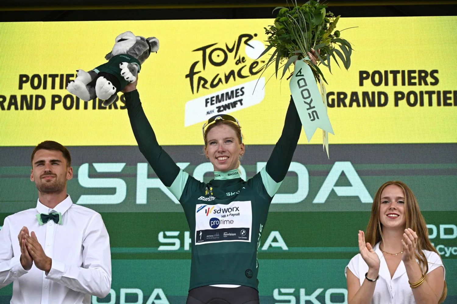 الهولندية لورينا فيبيس (أ.ف.ب)