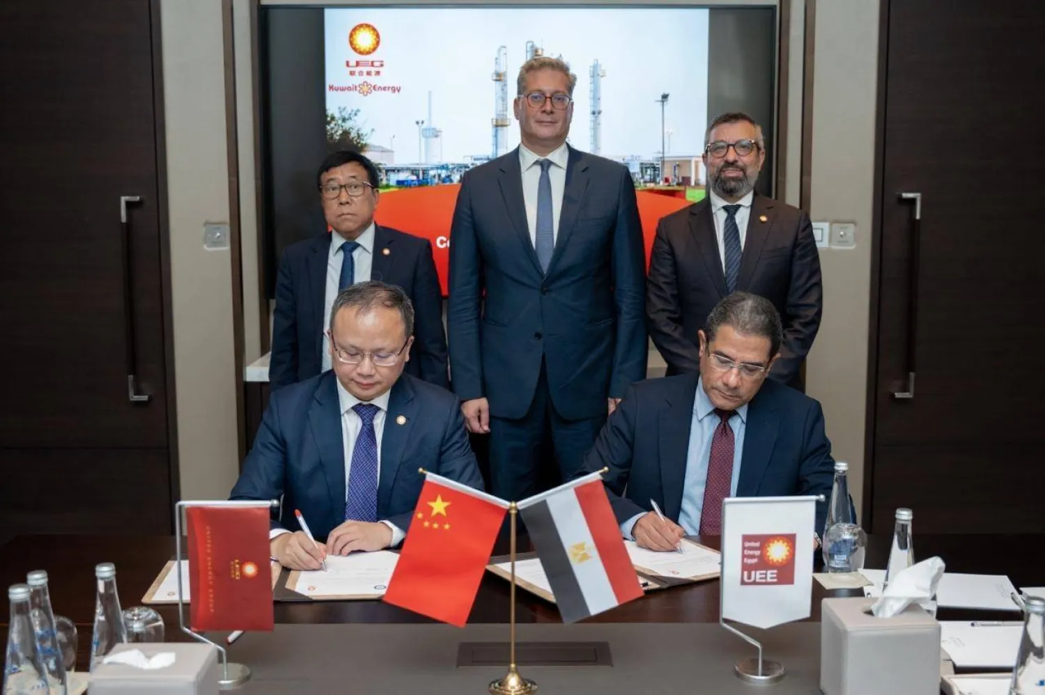 وزير البترول المصري يشهد توقيع مذكرة تفاهم مع شركة «يونايتد إنرجي» الصينية (وزارة البترول المصرية)