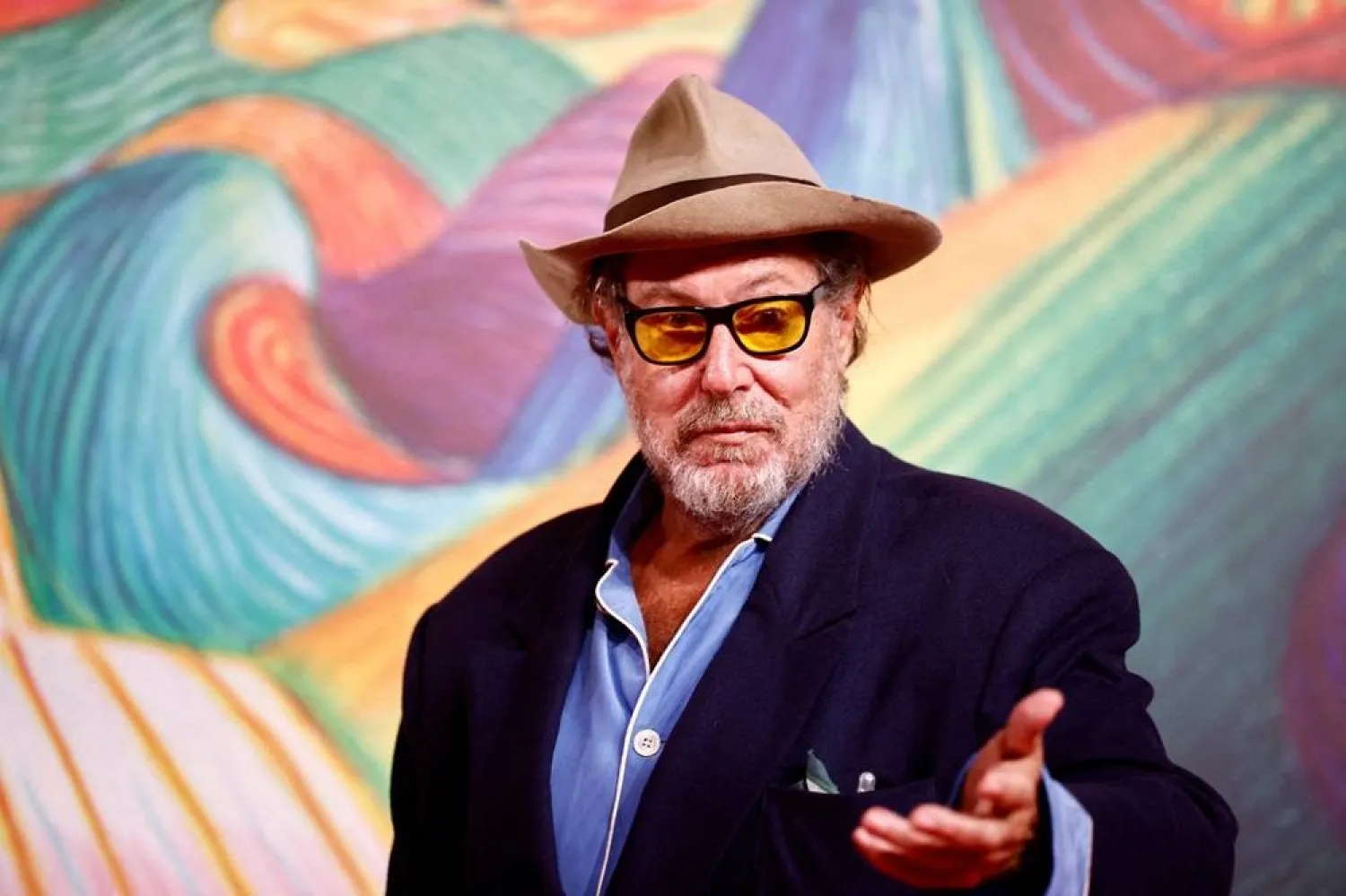  The 80th Venice Film Festival - Premiere for the film "Pet Shop Days" Orizzonti Extra - Red Carpet - Venice, Italy, September 3, 2023. Julian Schnabel attends. (Reuters)