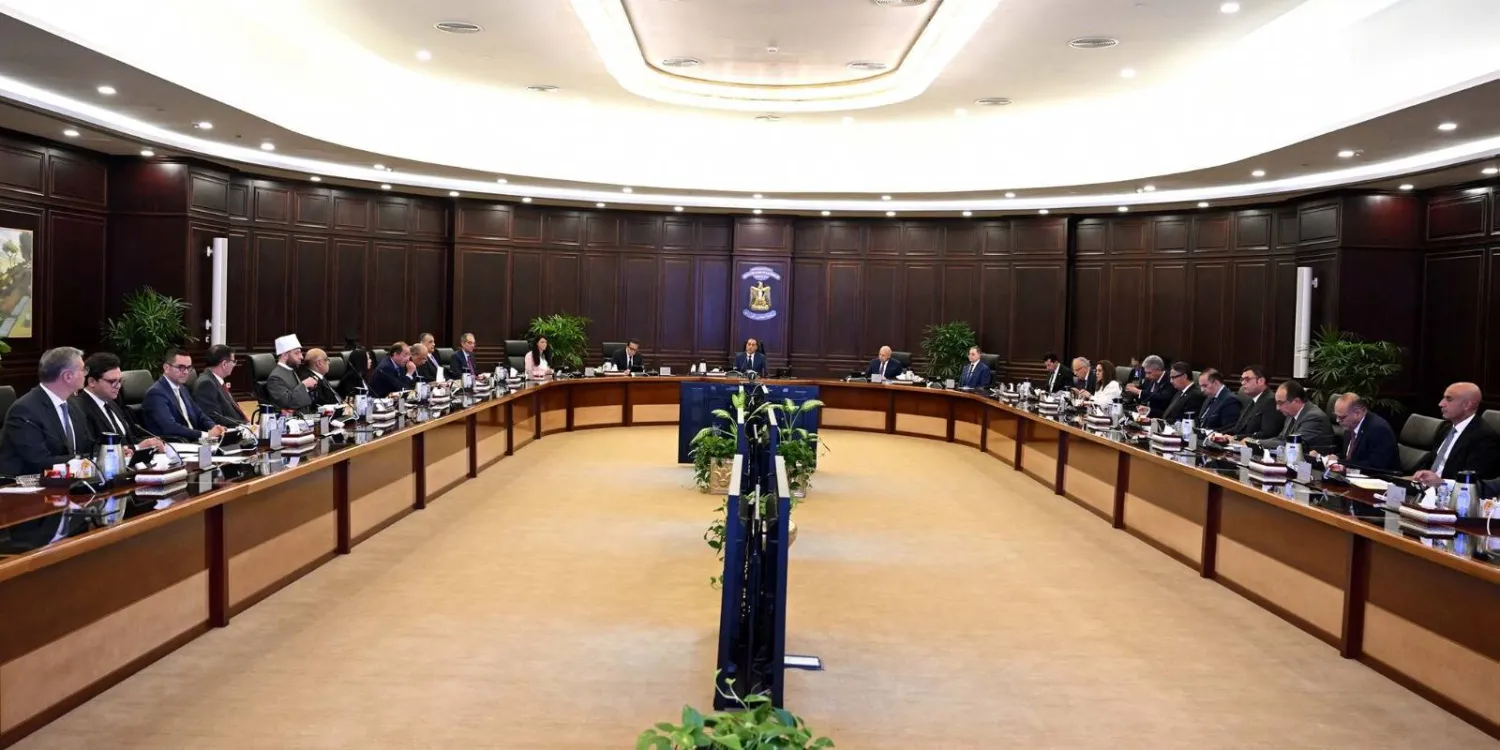 مدبولي أكد أن مصر تواصل بذل جهودها لدعم الفلسطينيين في قطاع غزة والتعنت الإسرائيلي يعرقل دخول المساعدات (الحكومة المصرية)