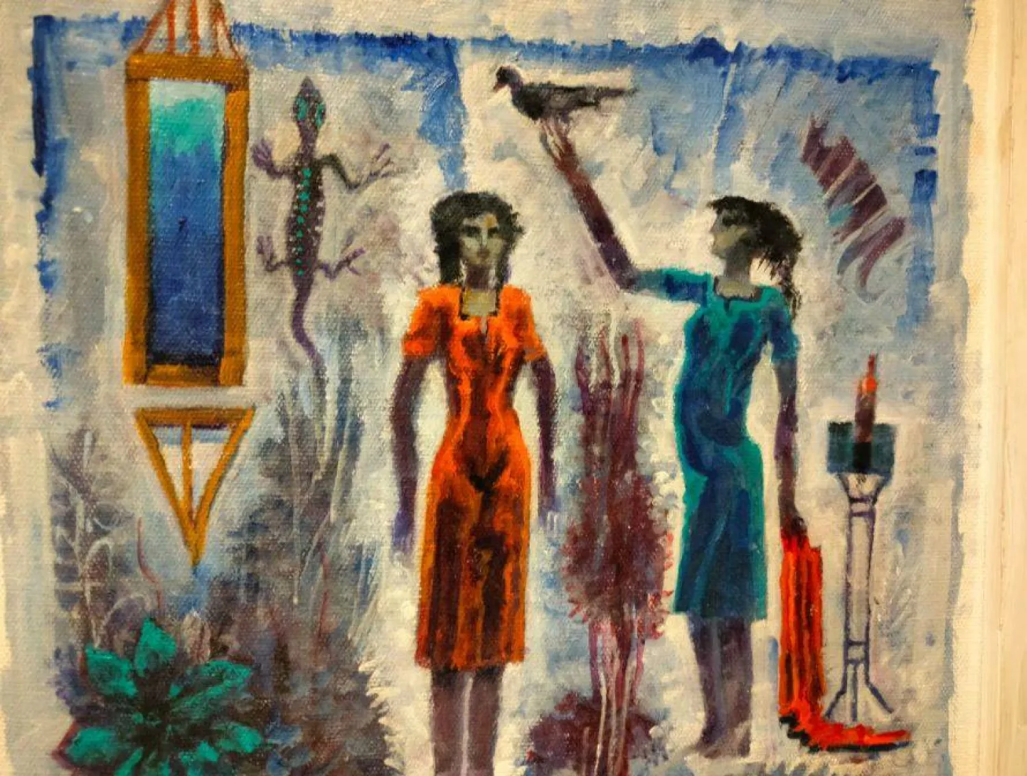 الطابع التأثيري والسريالي يظهر في أعمال المعرض (الشرق الأوسط)