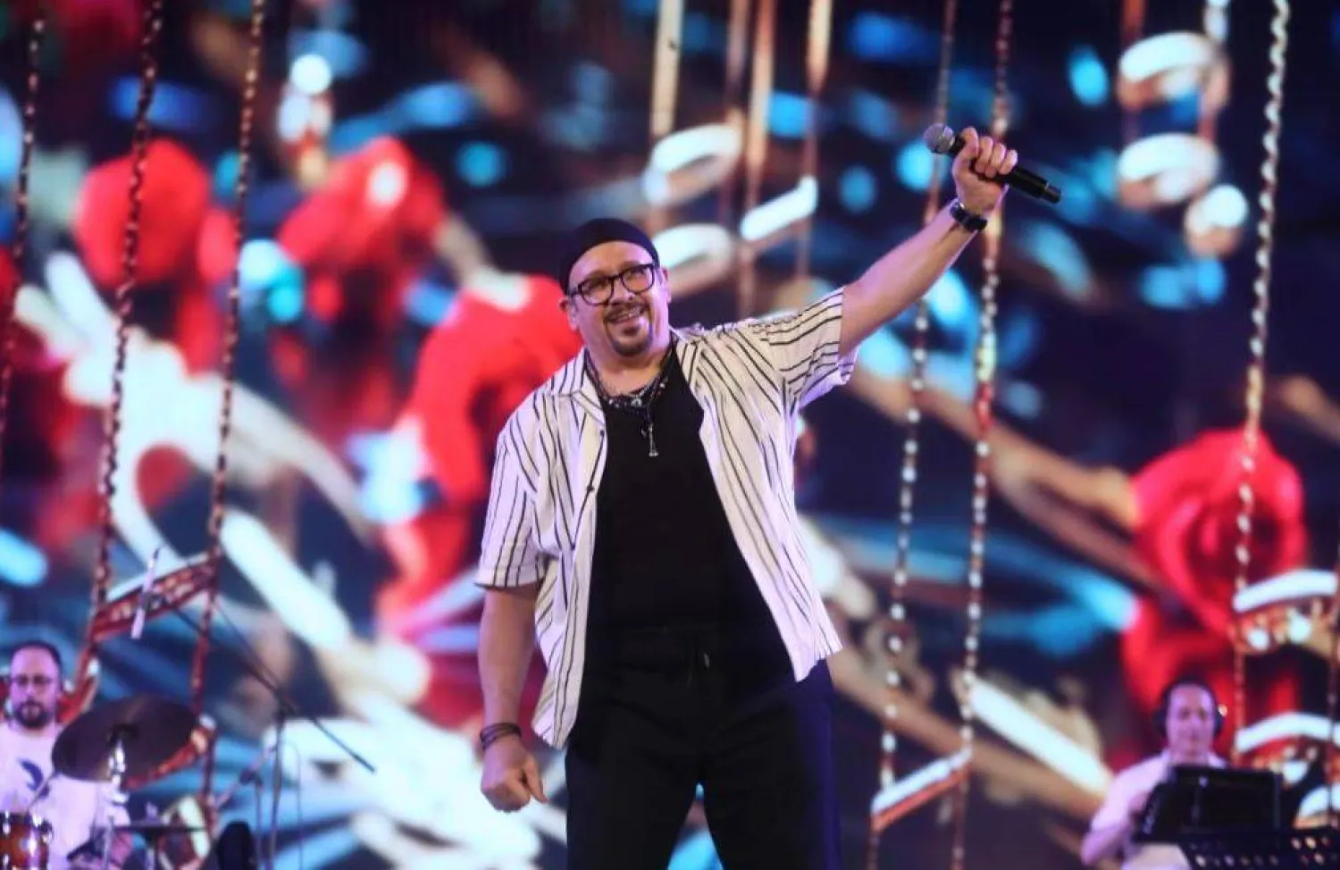 هشام عباس يحيي إحدى ليالي مهرجان الأوبرا الصيفي (وزارة الثقافة المصرية)