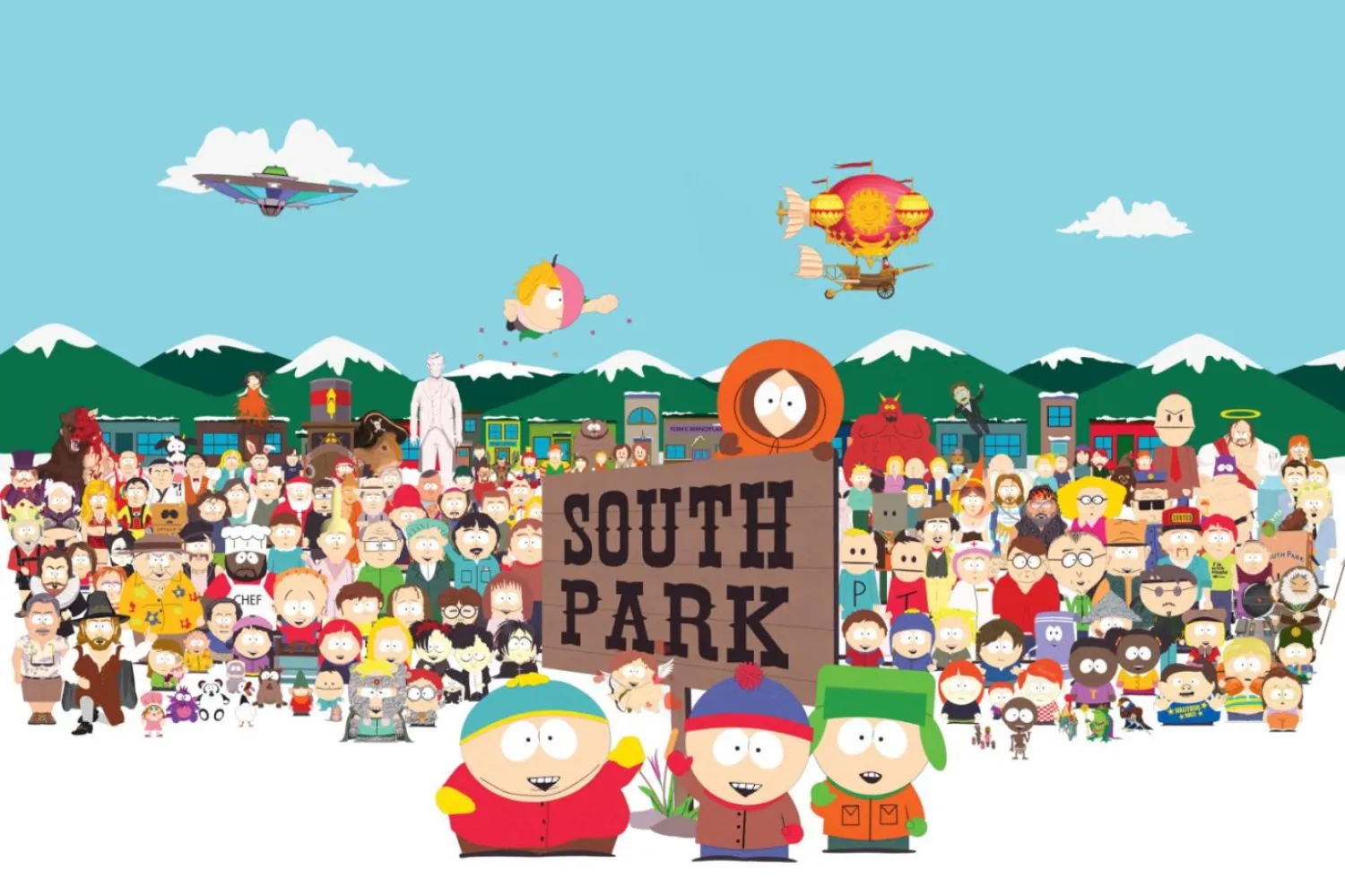 South Park yayın hayatına 1997'de başladı (Comedy Central)