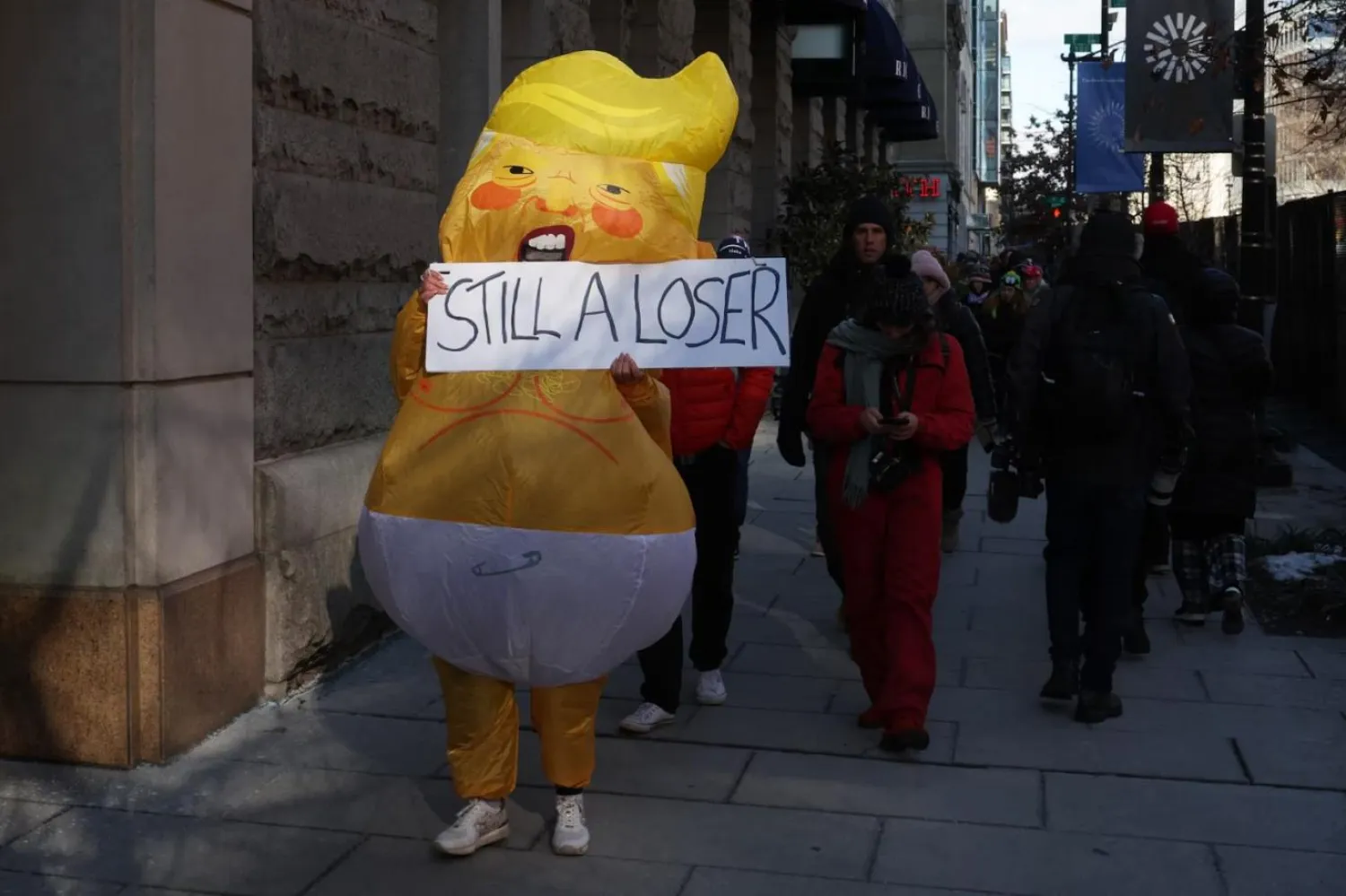 Trump'ın ikinci yemin töreninde ABD genelinde protestolar düzenlenmişti (Reuters)