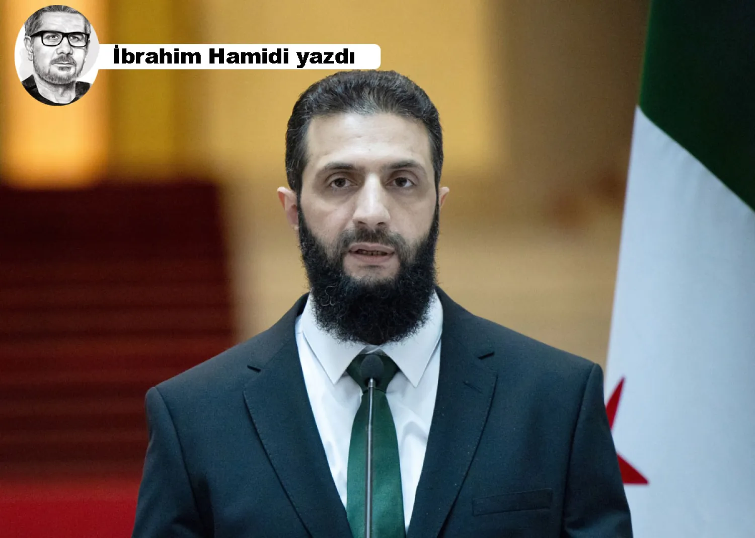 Suriye Cumhurbaşkanı Ahmed eş-Şara, Suriye’nin başkenti Şam’da, 22 Aralık 2024 (SANA)