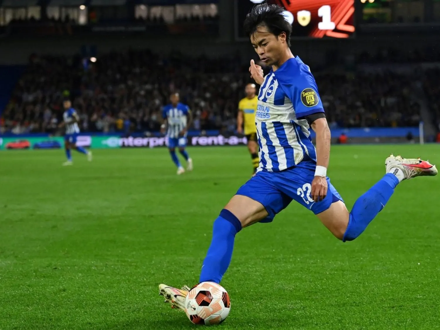 كاورو ميتوما لاعب برايتون المتألق دائماً (غيتي)