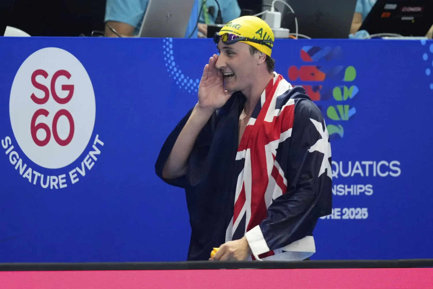 السبّاح الأسترالي كاميرون ماكيفوي (أ.ب)