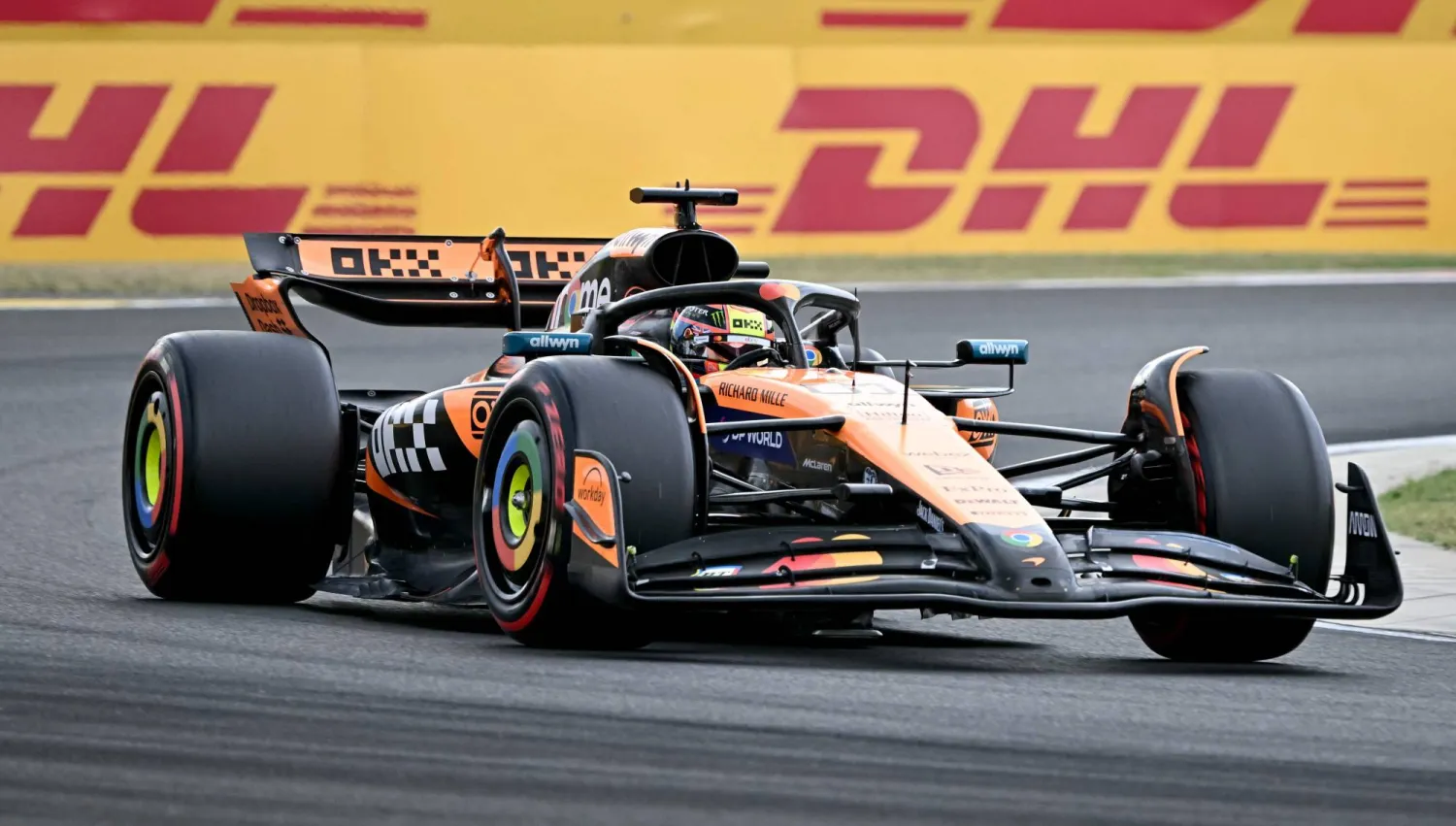 بياستري خلال مرحلة التجارب الحرة (أ.ف.ب)