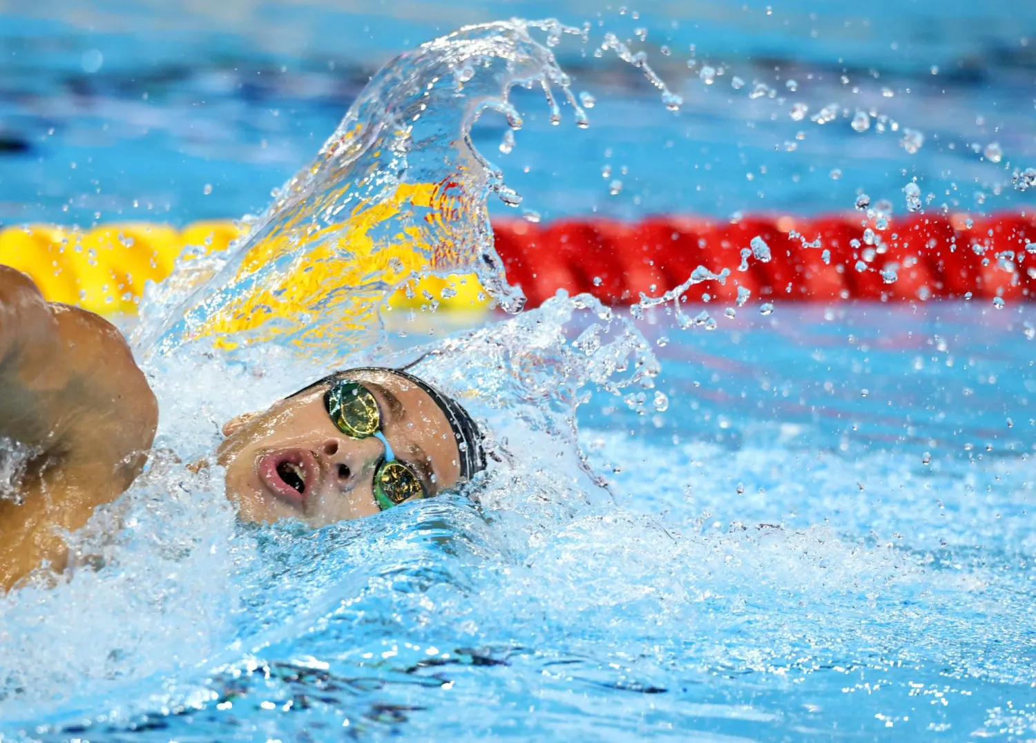 الجوادي على بعد خطوة من ذهبيته الثانية (رويترز)