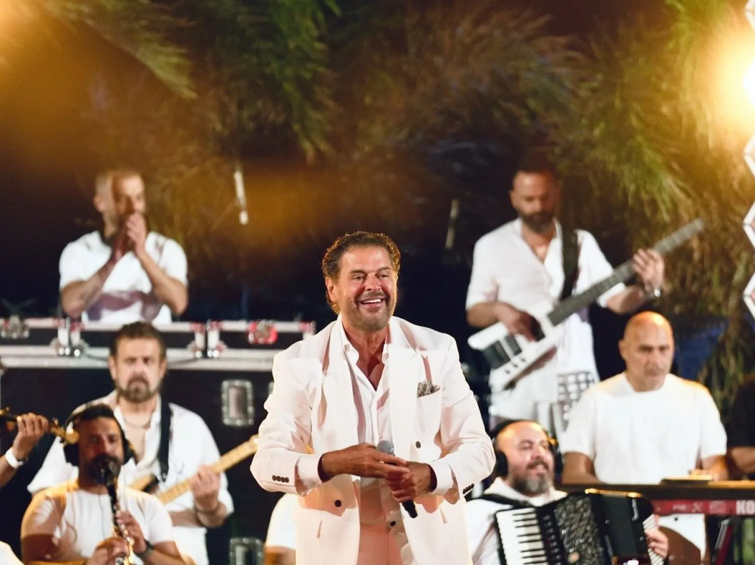 من حفل راغب علامة في الساحل الشمالي المصري (حسابه على «إنستغرام»)