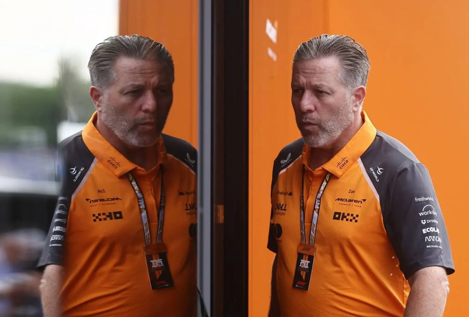 Formula One F1 - Hungarian Grand Prix - Hungaroring, Budapest, Hungary - August 2, 2025 McLaren chief executive Zak Brown arrives ahead of practice. (Reuters) 