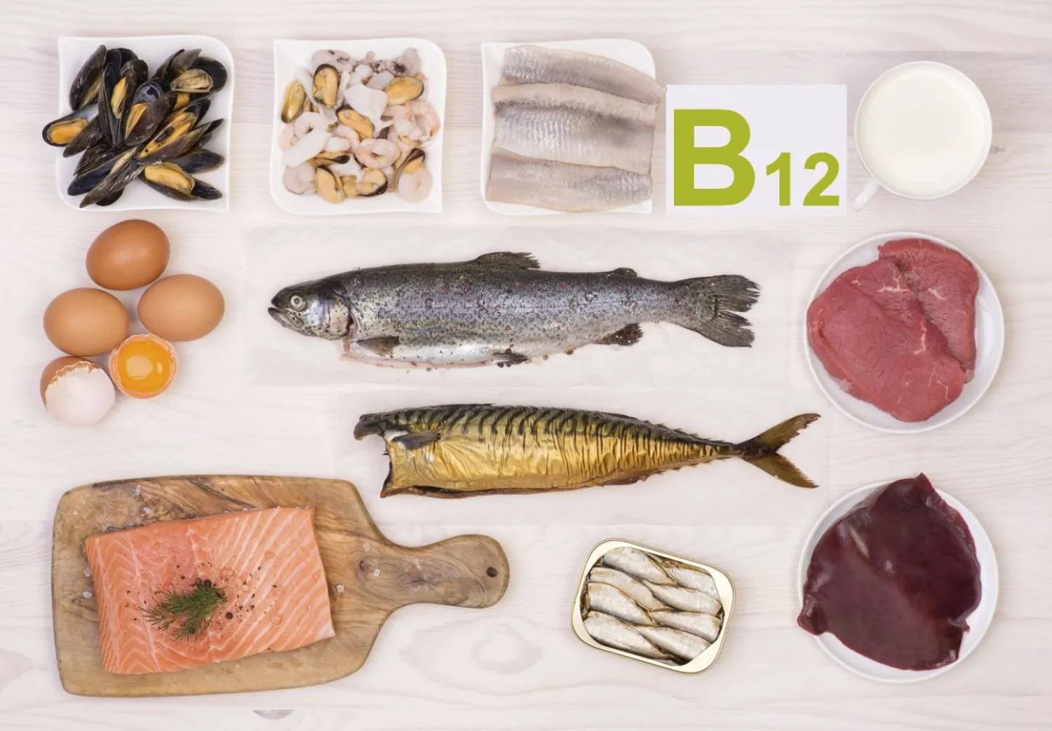 الأطعمة الغنية بفيتامين «B12» متوفرة وسهلة الدمج في أي نظام غذائي (جامعة هارفارد)