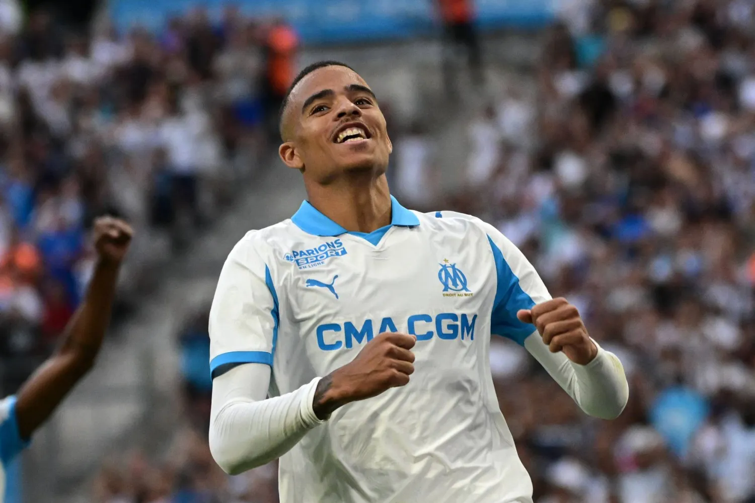 ماسون غرينوود مهاجم مرسيليا (أ.ف.ب) 