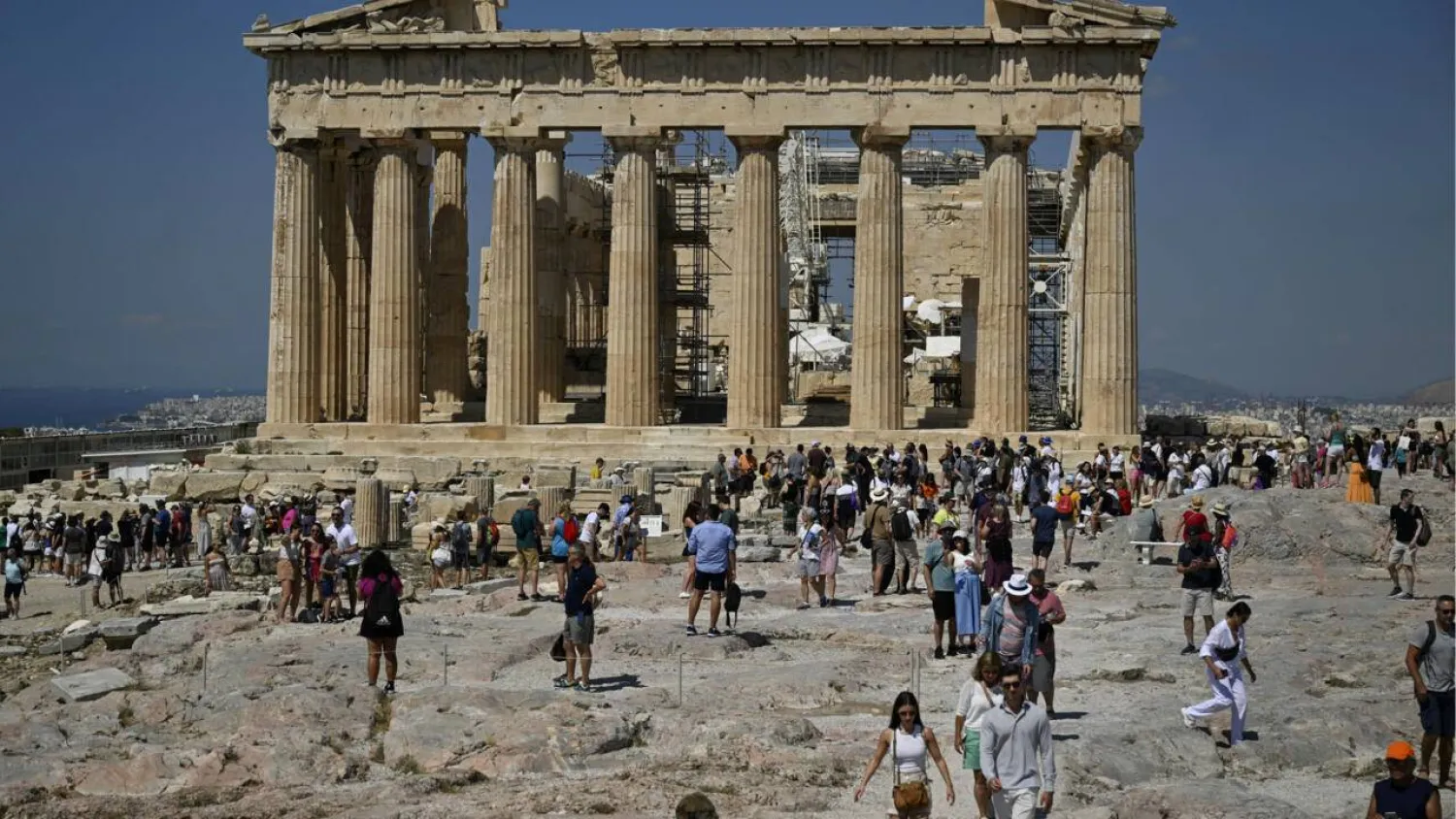 Ten million people are expected to visit Athens in 2025. Louisa GOULIAMAKI / AFP/File
