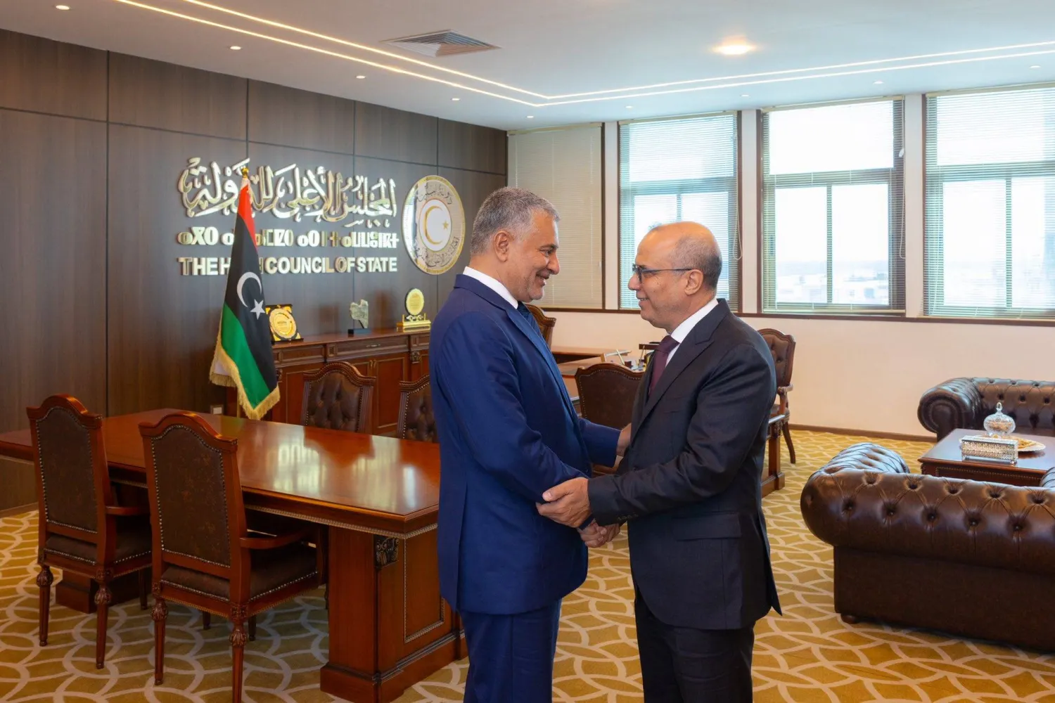 ​تكالة مرحباً باللافي في مقر «المجلس الأعلى للدولة» (المجلس الأعلى للدولة)
