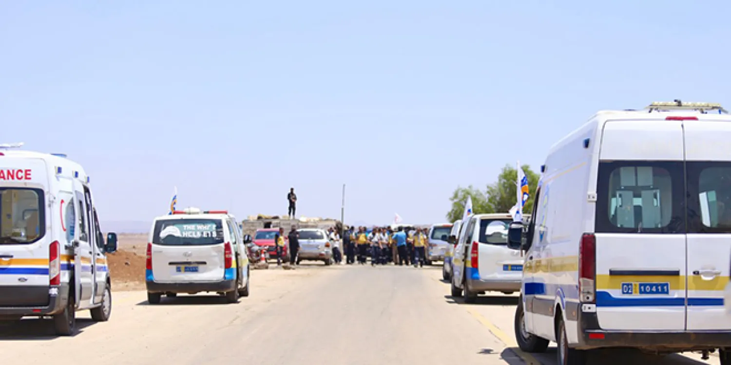 فتح ممر بصرى الشام الإنساني بريف درعا باتجاه السويداء الإثنين (سانا)