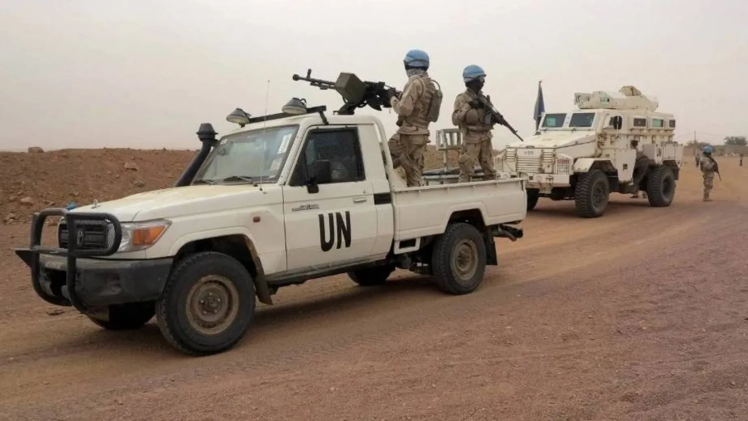 A UN patrol is seen in Mali. Reuters file photo