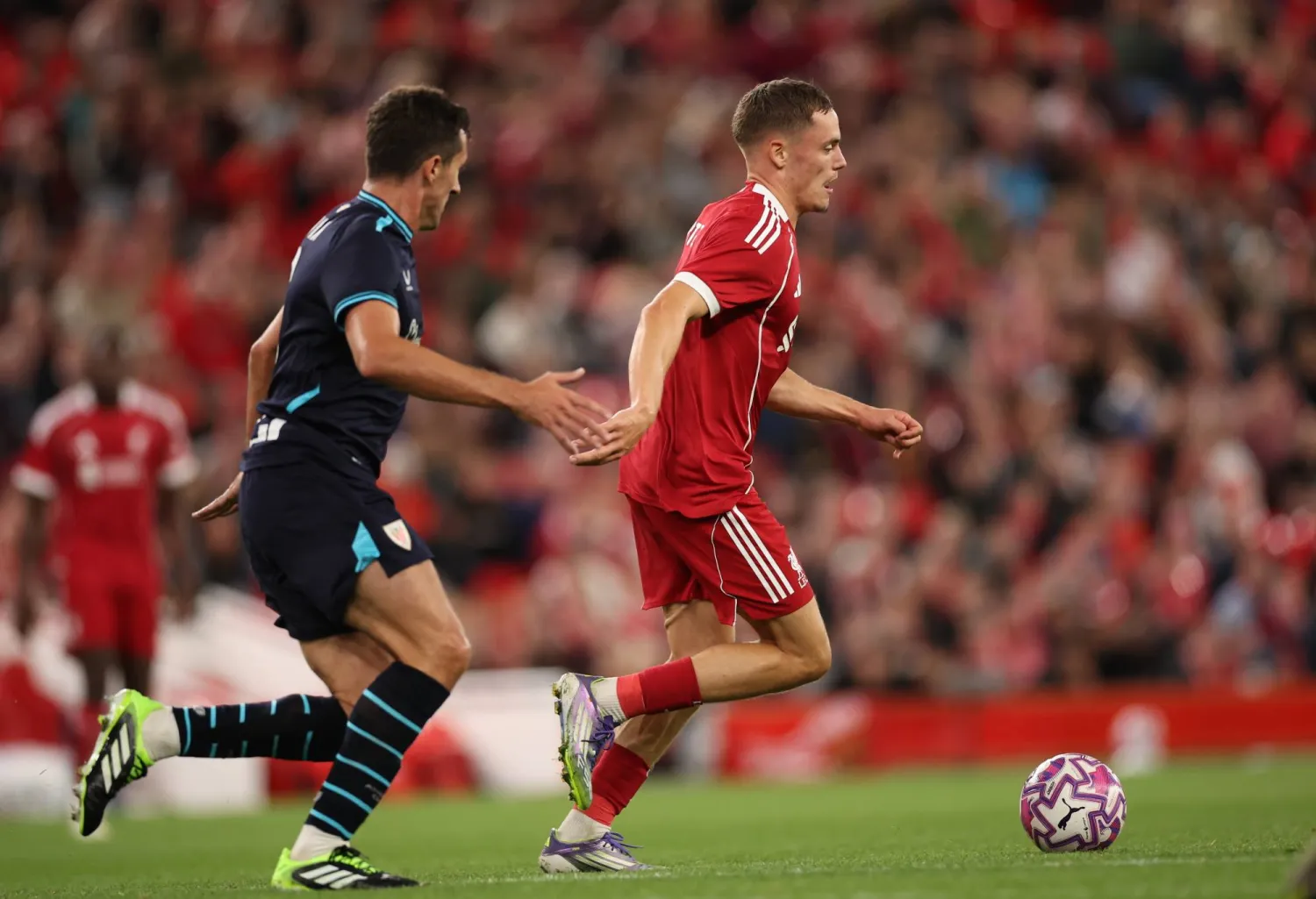 فيرتز خلال مواجهة أتلتيك بلباو (إ.ب.أ)