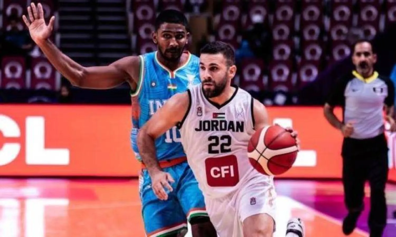 الأردن هزم الهند بصعوبة في «كأس آسيا للسلة»... (وسائل إعلام أردنية)