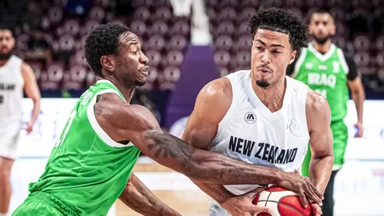 جانب من مواجهة العراق ونيوزيلندا (الاتحاد الآسيوي)