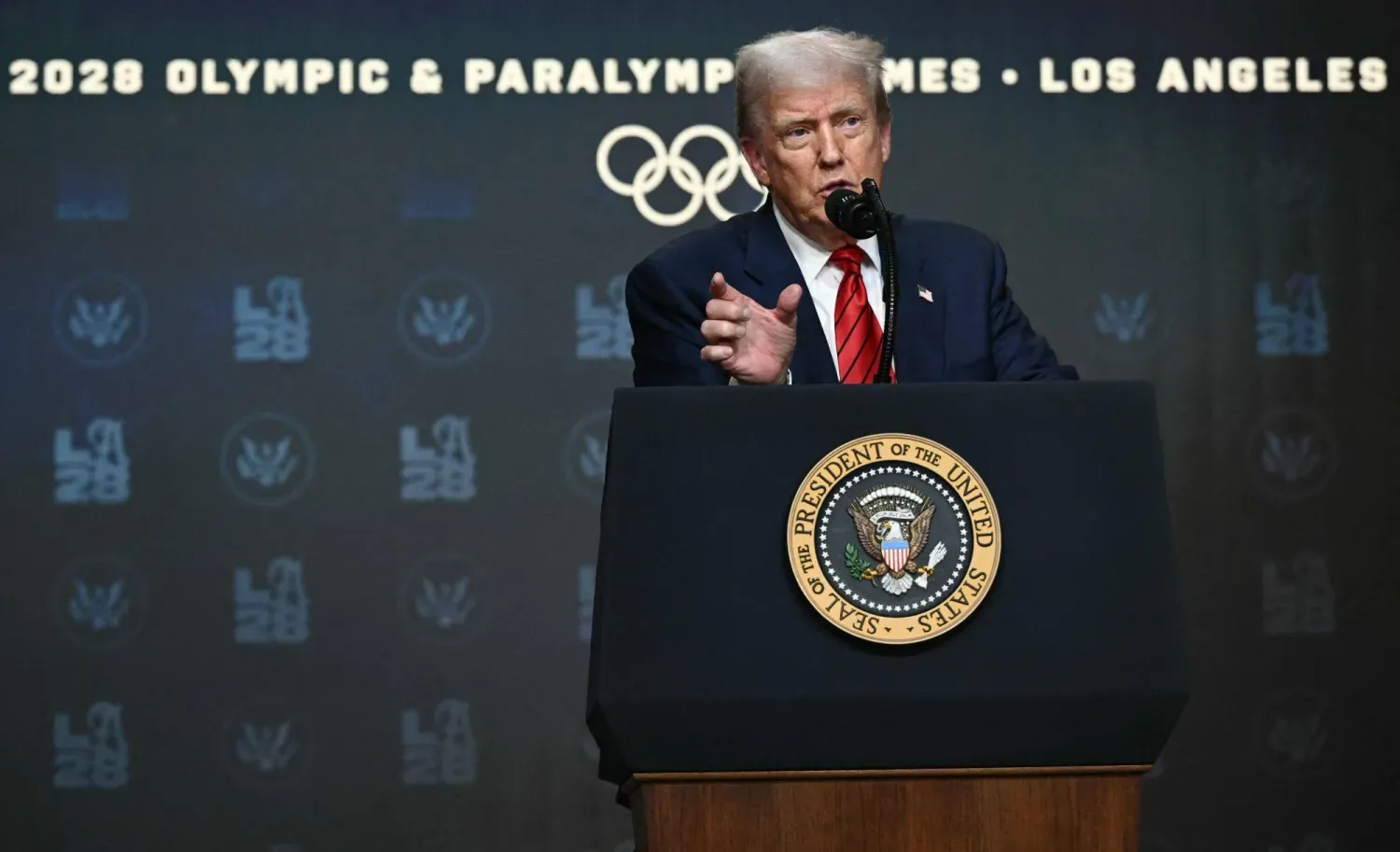 ABD Başkanı Donald Trump 5 Ağustos 2025 (AFP)