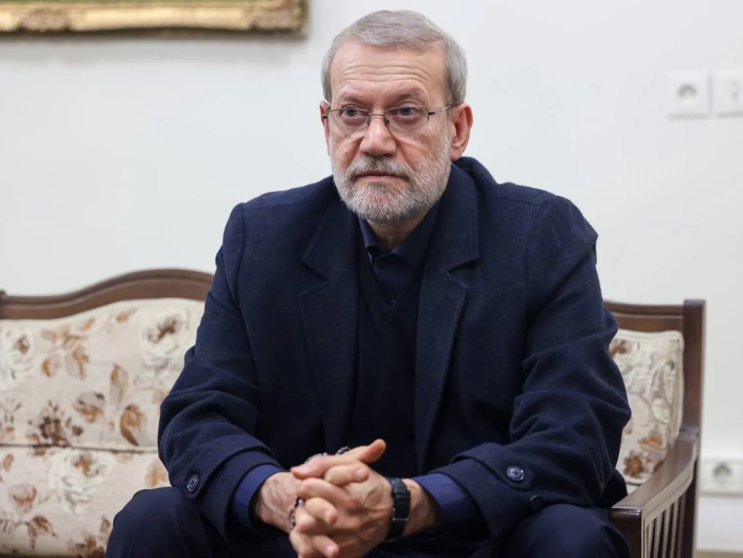 صورة نشرها حساب لاريجاني على «تلغرام» الشهر الماضي