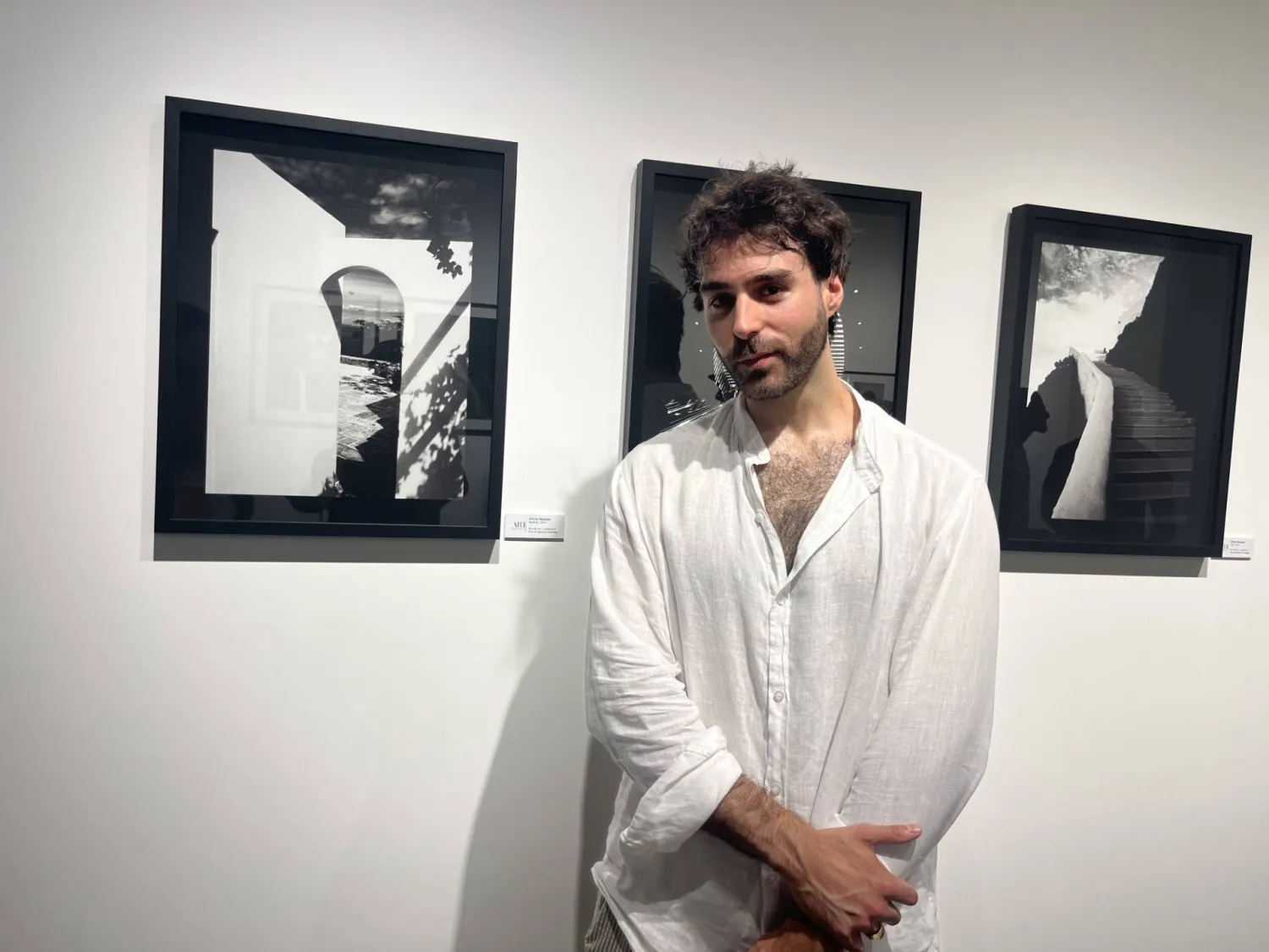 كريس نصار يبرز التباين بالأبيض والأسود (الشرق الأوسط)