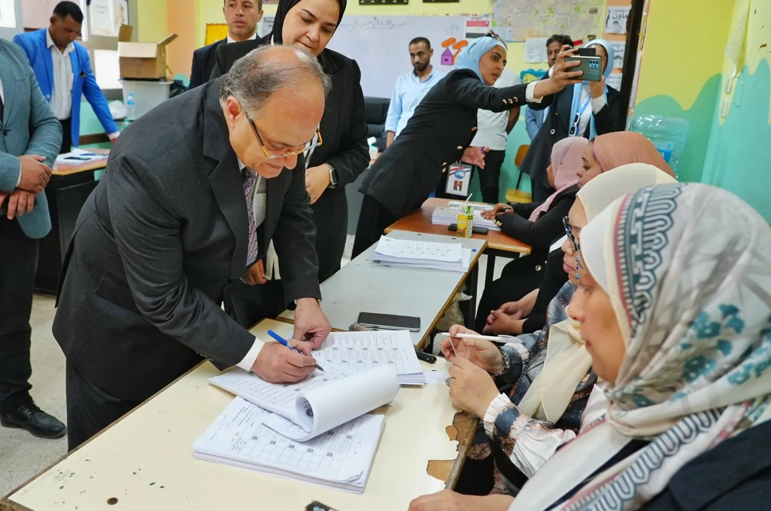 التصويت بانتخابات مجلس الشيوخ في مصر (مجلس الوزراء المصري)