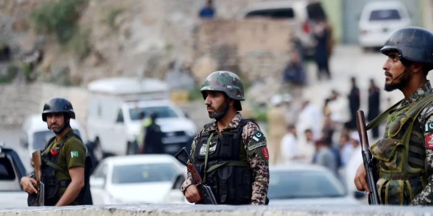 جنود باكستانيون في حالة استنفار في إقليم خيبر الحدودي (متداولة) 