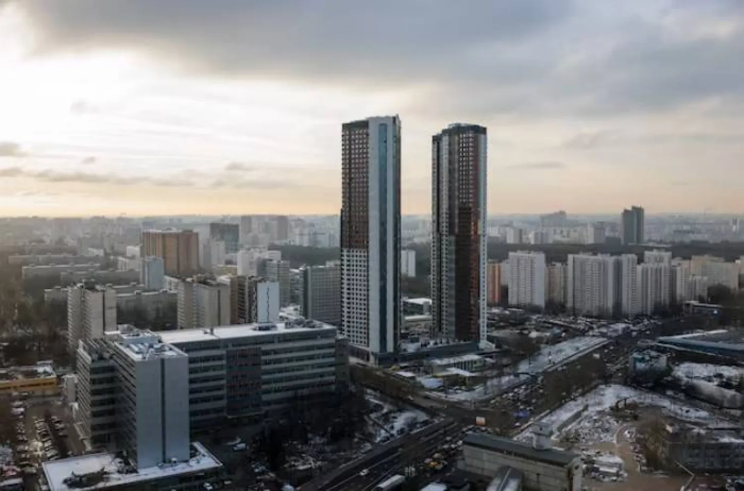 جانب من وسط مدينة موسكو (رويترز)