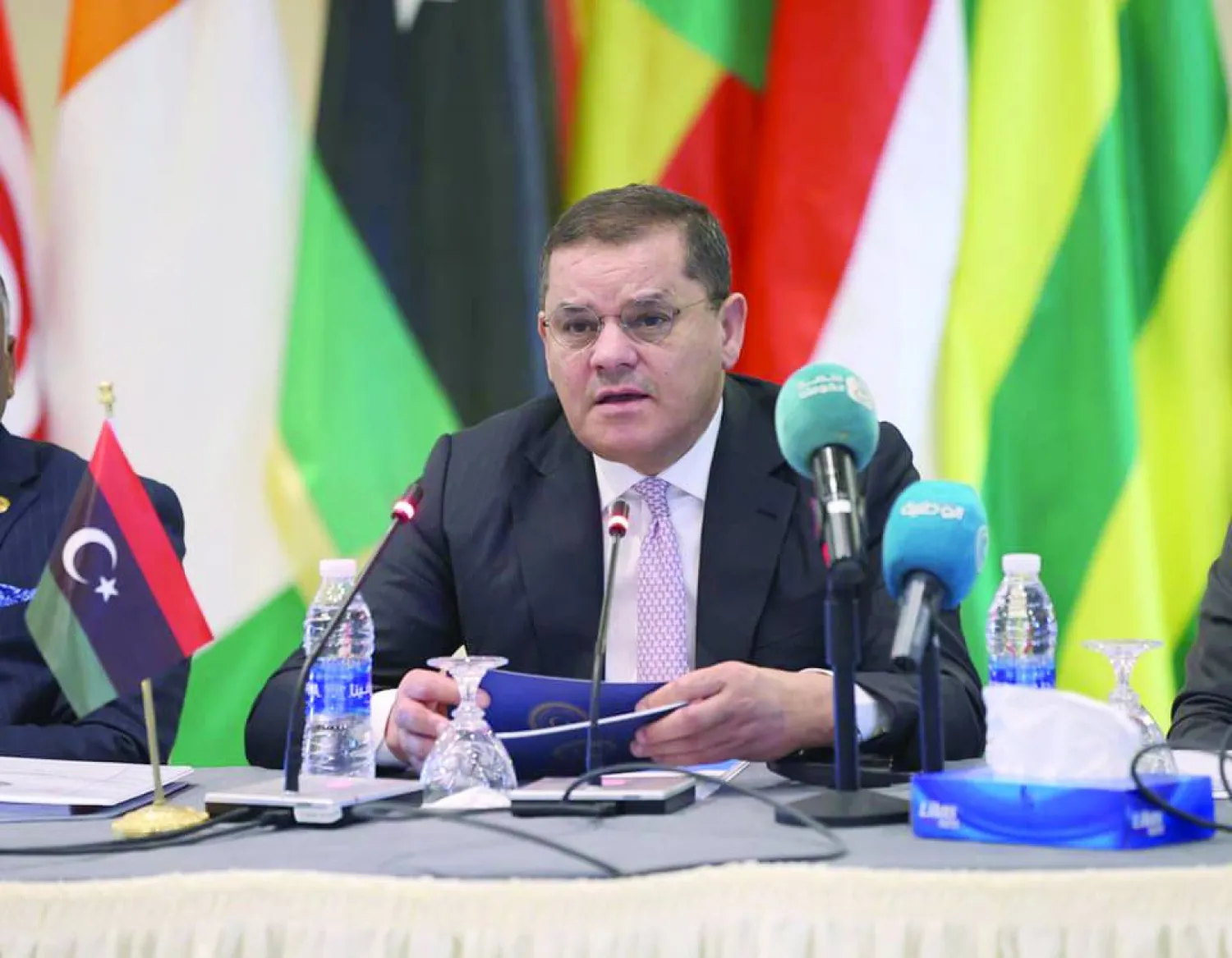 
عبد الحميد الدبيبة رئيس حكومة الوحدة المؤقتة (الوحدة)