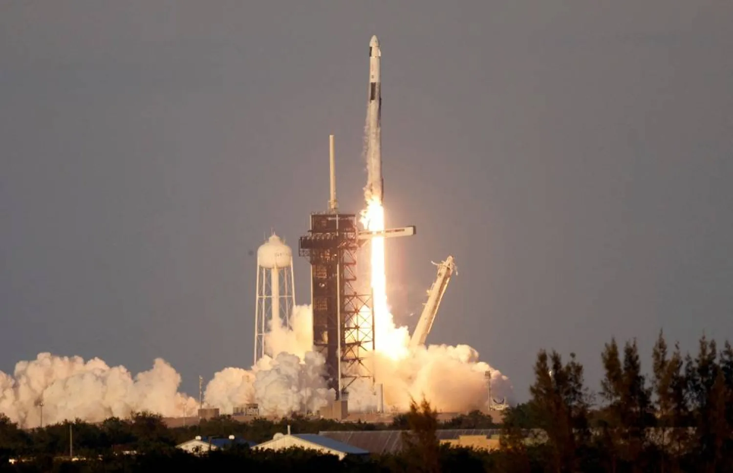 SpaceX's Falcon 9 rocket lifts off, carrying NASA's Crew-10 astronauts to the International Space Station at the Kennedy Space Center in Cape Canaveral, Florida, US, March 14, 2025. (Reuters)