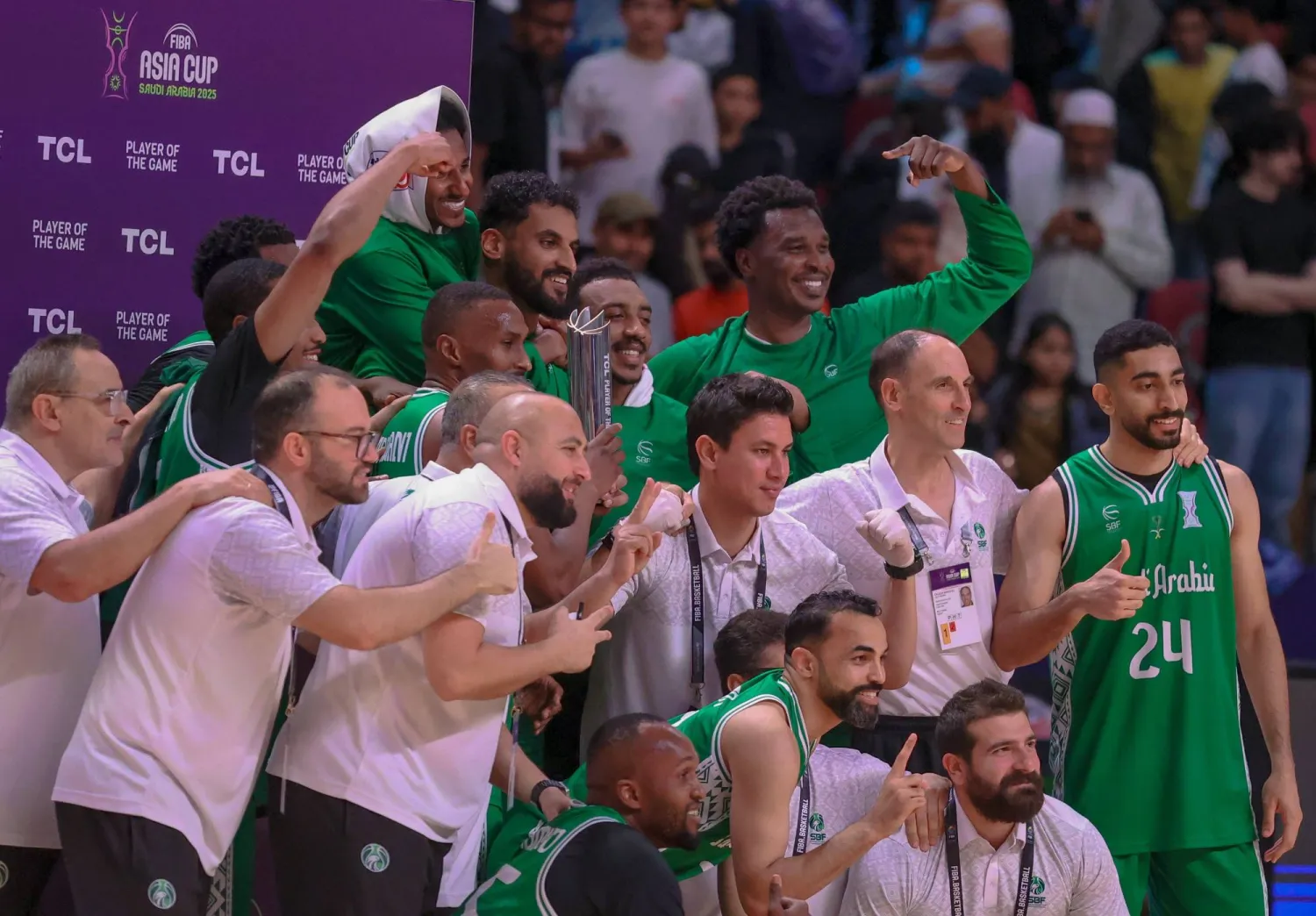 فرحة سعودية بعد التأهل (الشرق الاوسط)