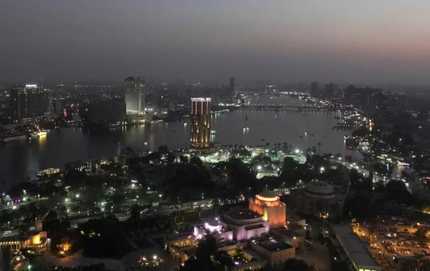 A view of the city skyline and River Nile from Cairo tower building in the capital of Cairo, Egypt December 5, 2019. REUTERS/Amr Abdallah Dalsh/File Photo