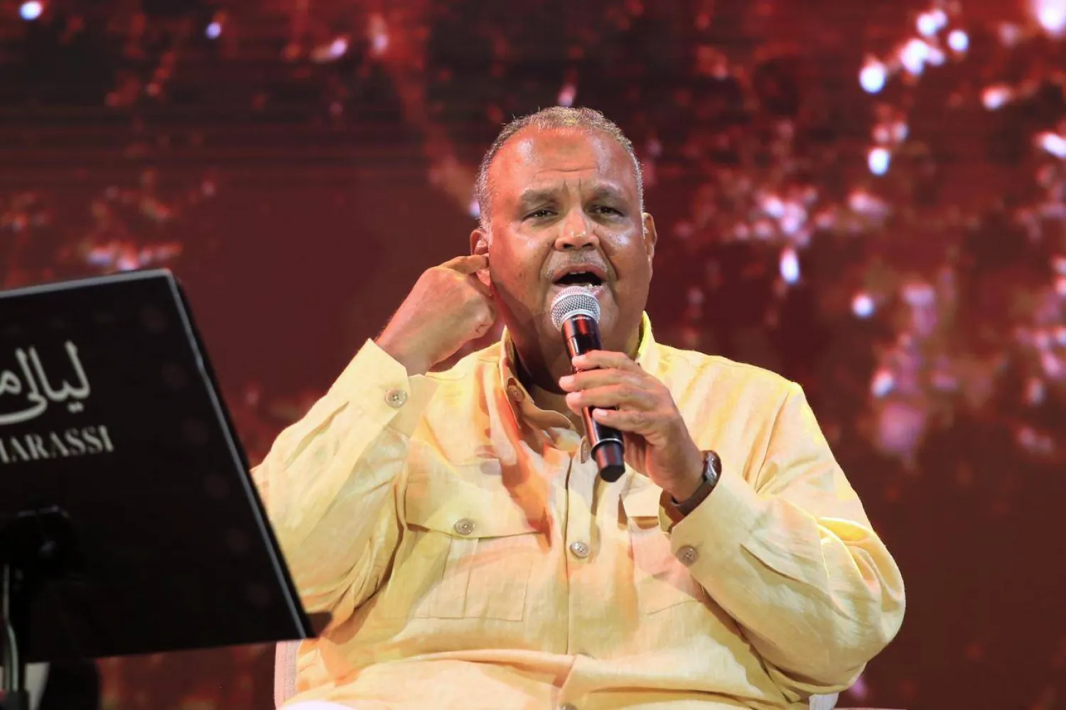 نبيل شعيل قدم وصلة طربية خلال الحفل (إنستغرام)