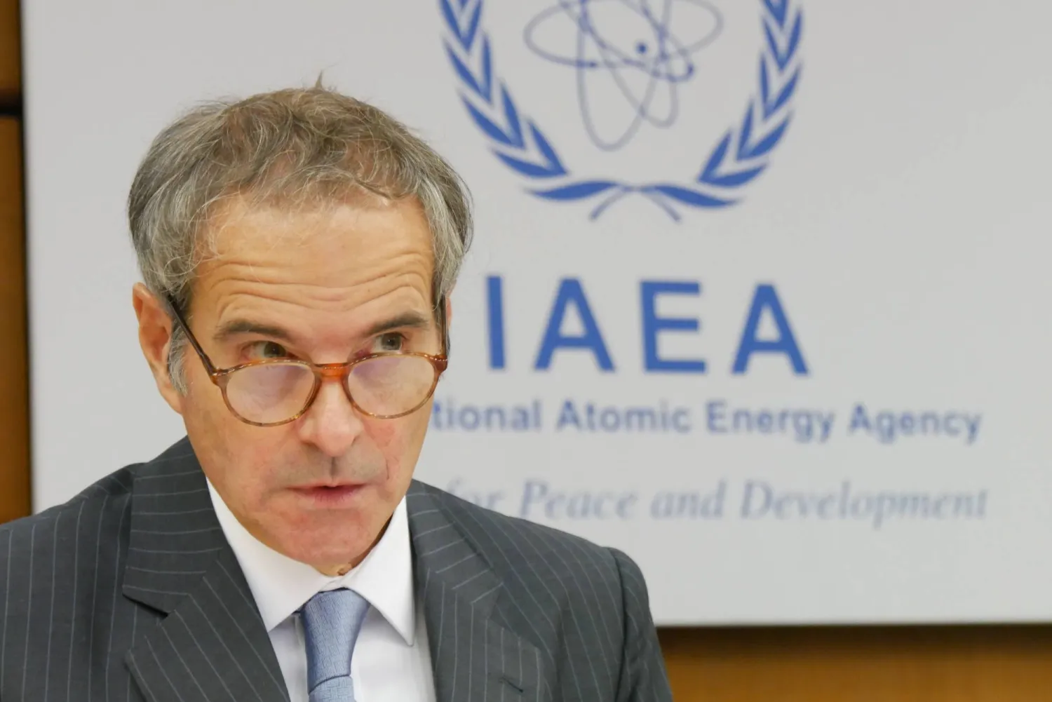 FILED - 23 June 2025, Austria, Vienna: The head of the International Atomic Energy Agency (IAEA), Rafael Grossi. Photo: Albert Otti/dpa