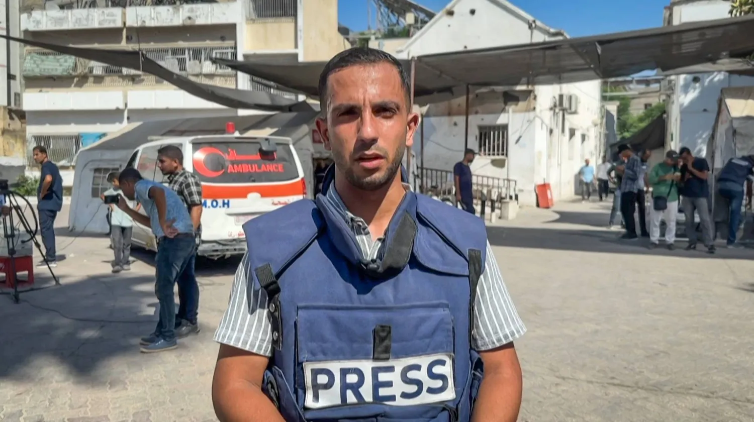 This screen grab taken from AFPTV on August 11, 2025 shows Al-Jazeera's Anas al-Sharif speaking during an AFP interview in Gaza City on August 1, 2024. (Photo by various sources / AFP)