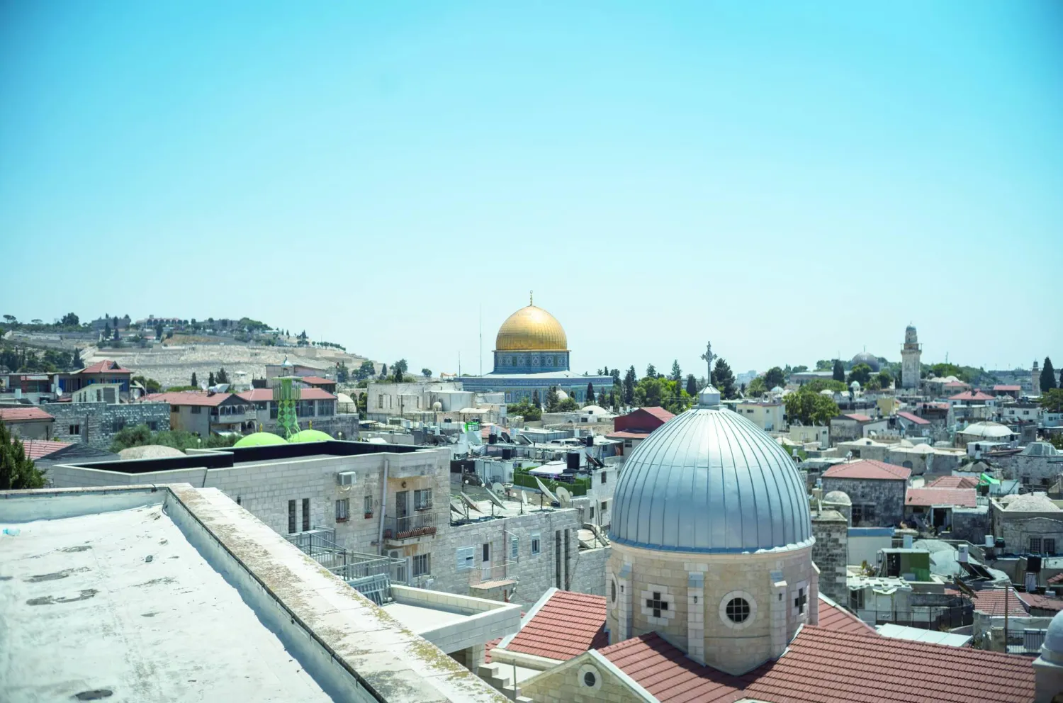 
جانب من مدينة القدس (د.ب.أ)
